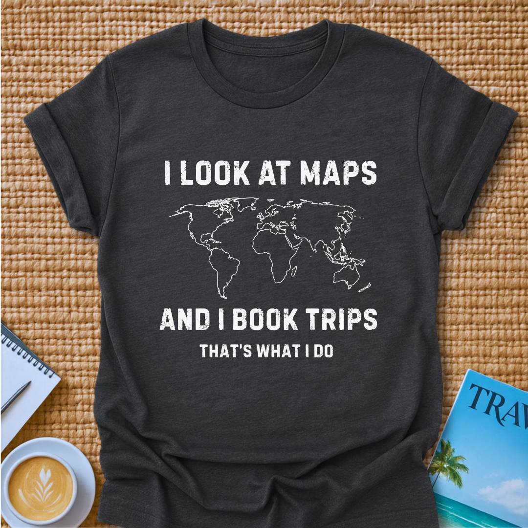 Maps and Trips T-shirt