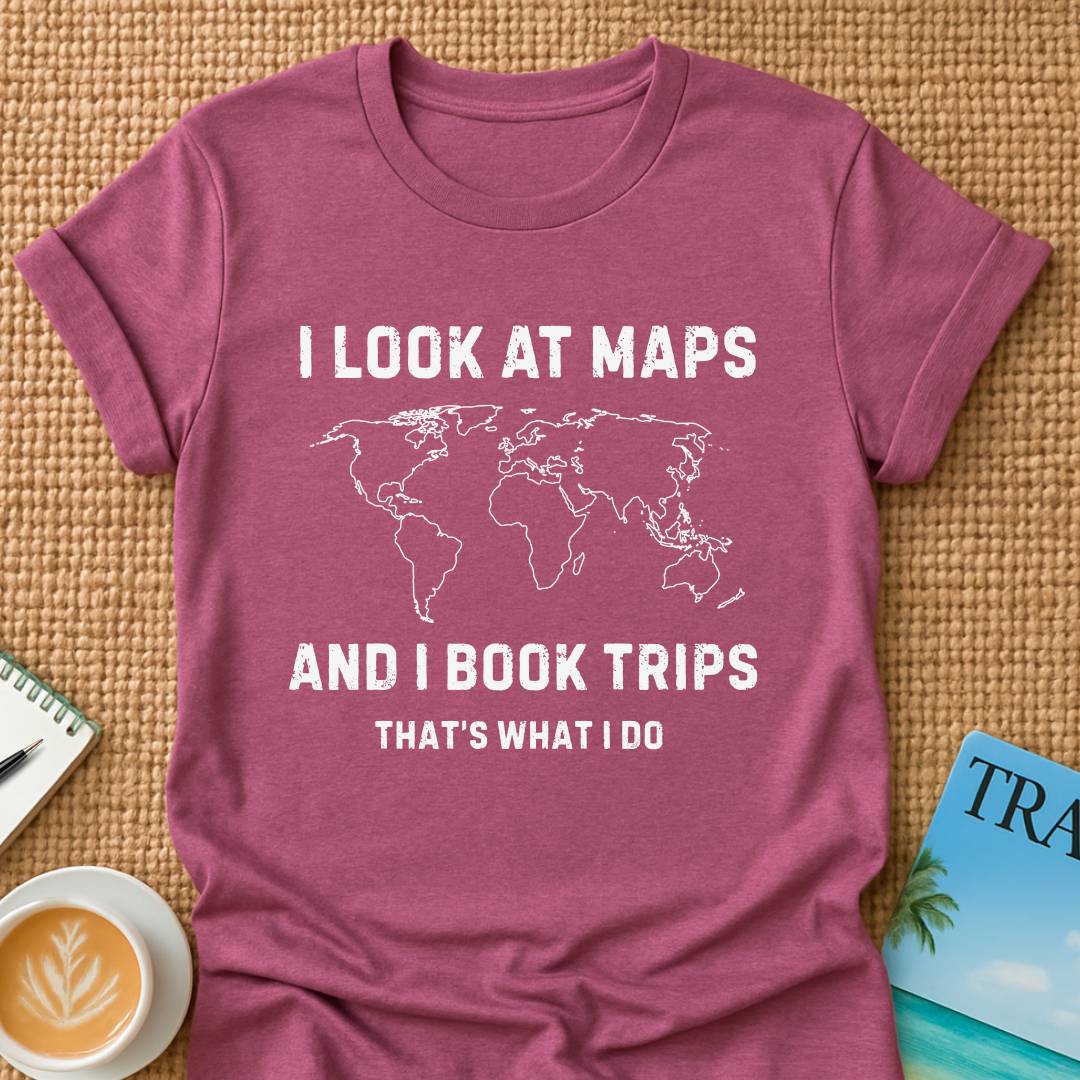 Maps and Trips T-shirt