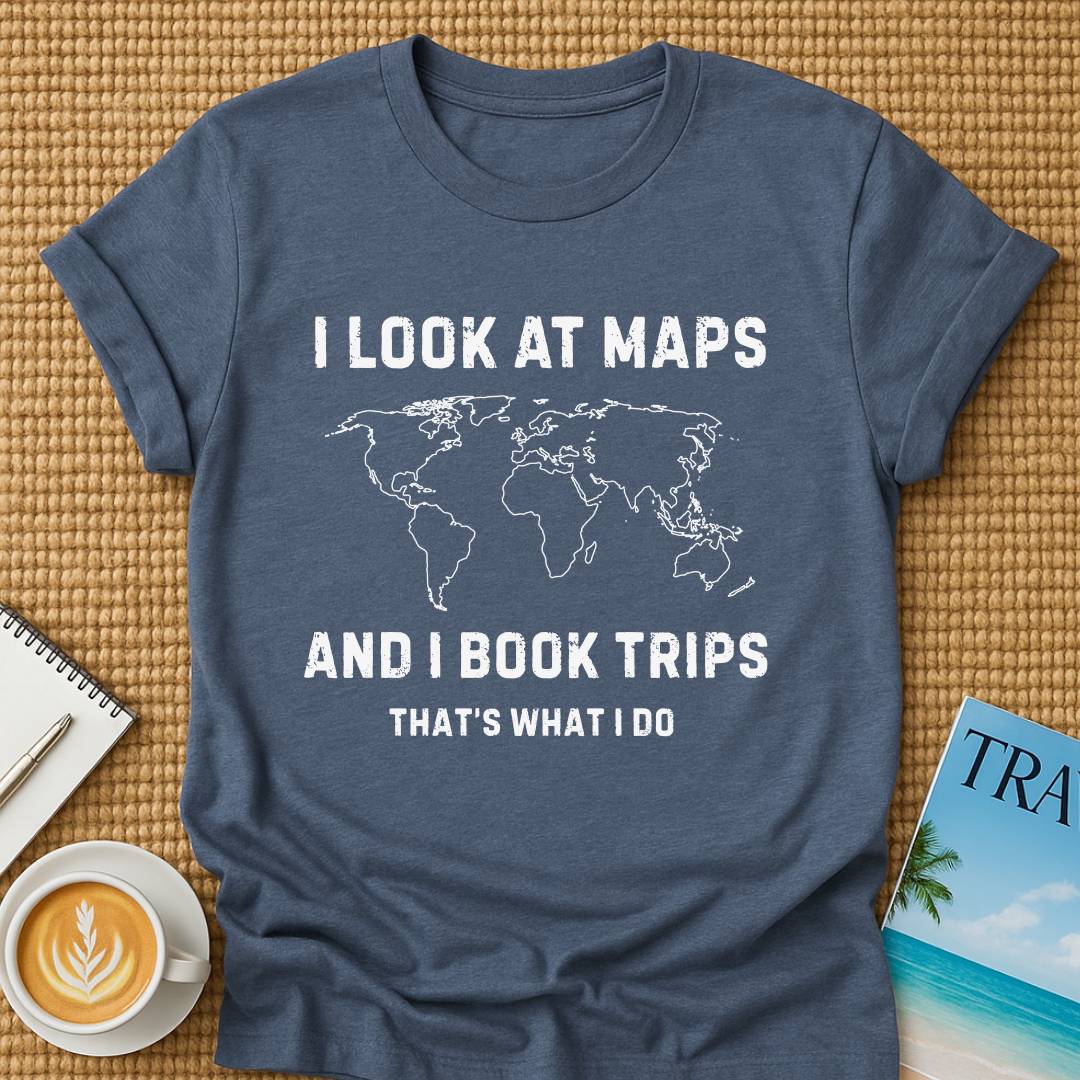 Maps and Trips T-shirt