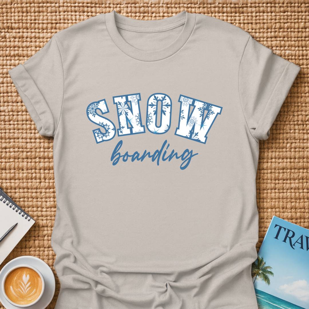 Snowboarding T-shirt