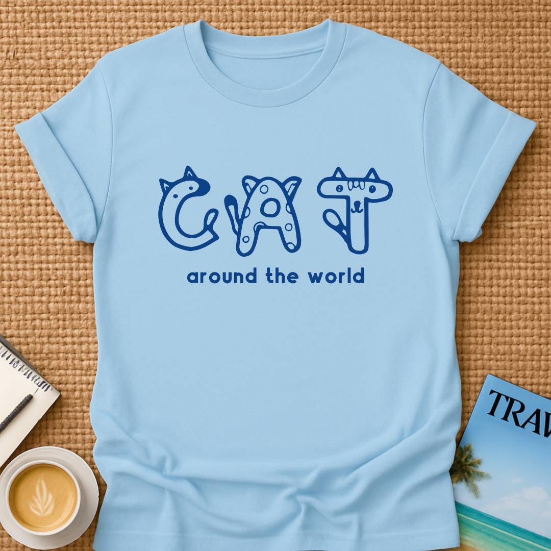 CAT Around The World T-shirt
