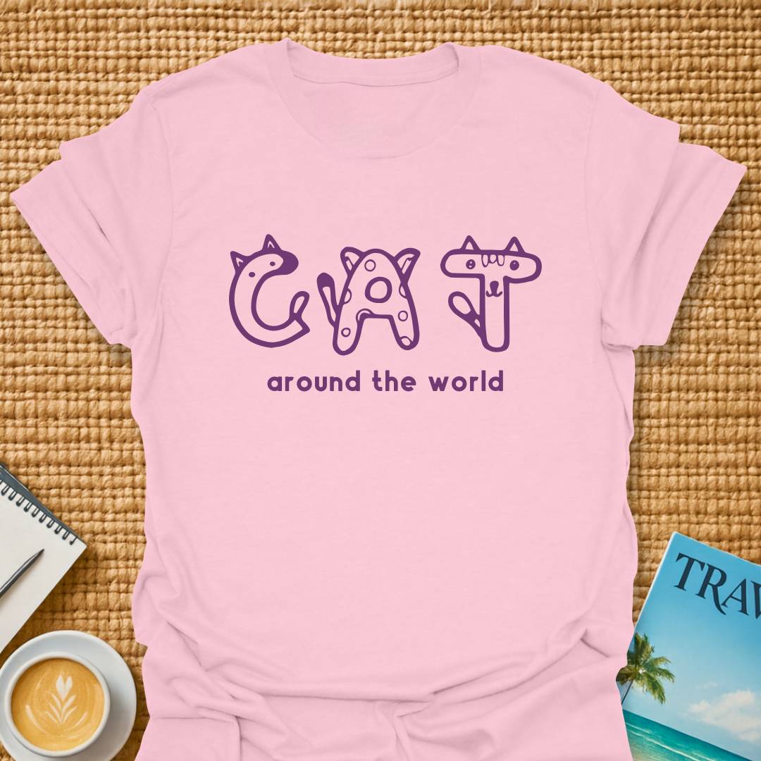 CAT Around The World T-shirt