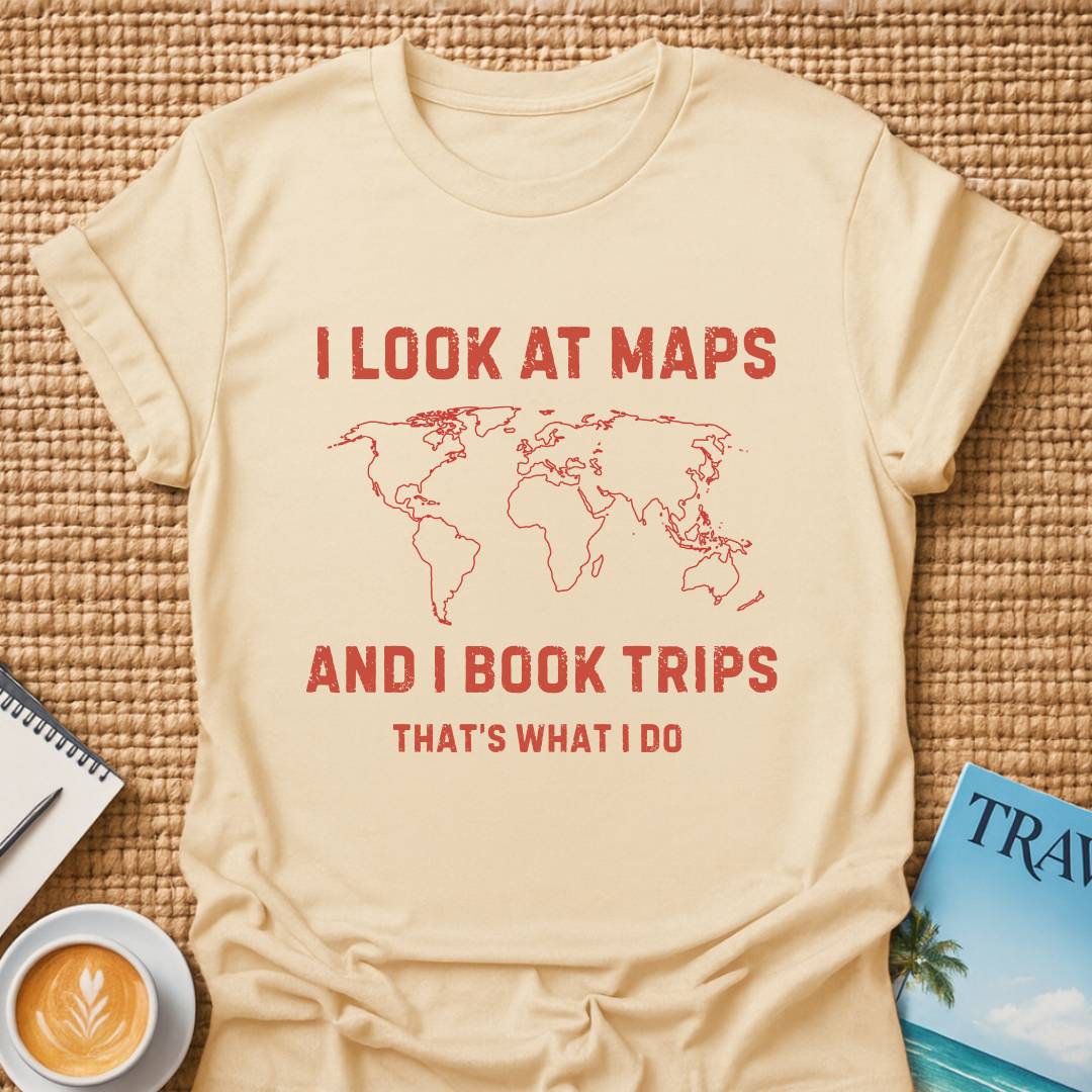 Maps and Trips T-shirt