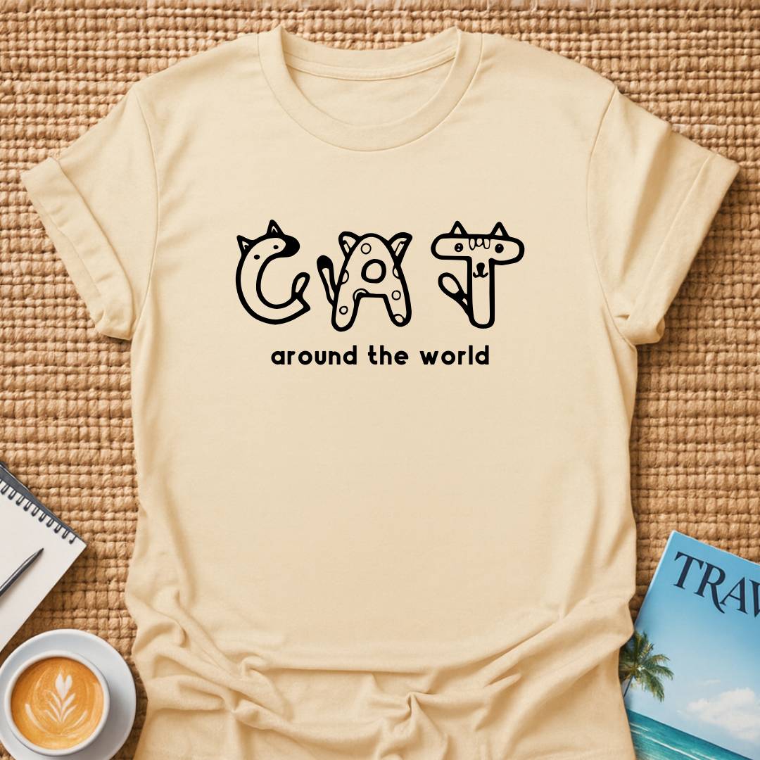 CAT Around The World T-shirt