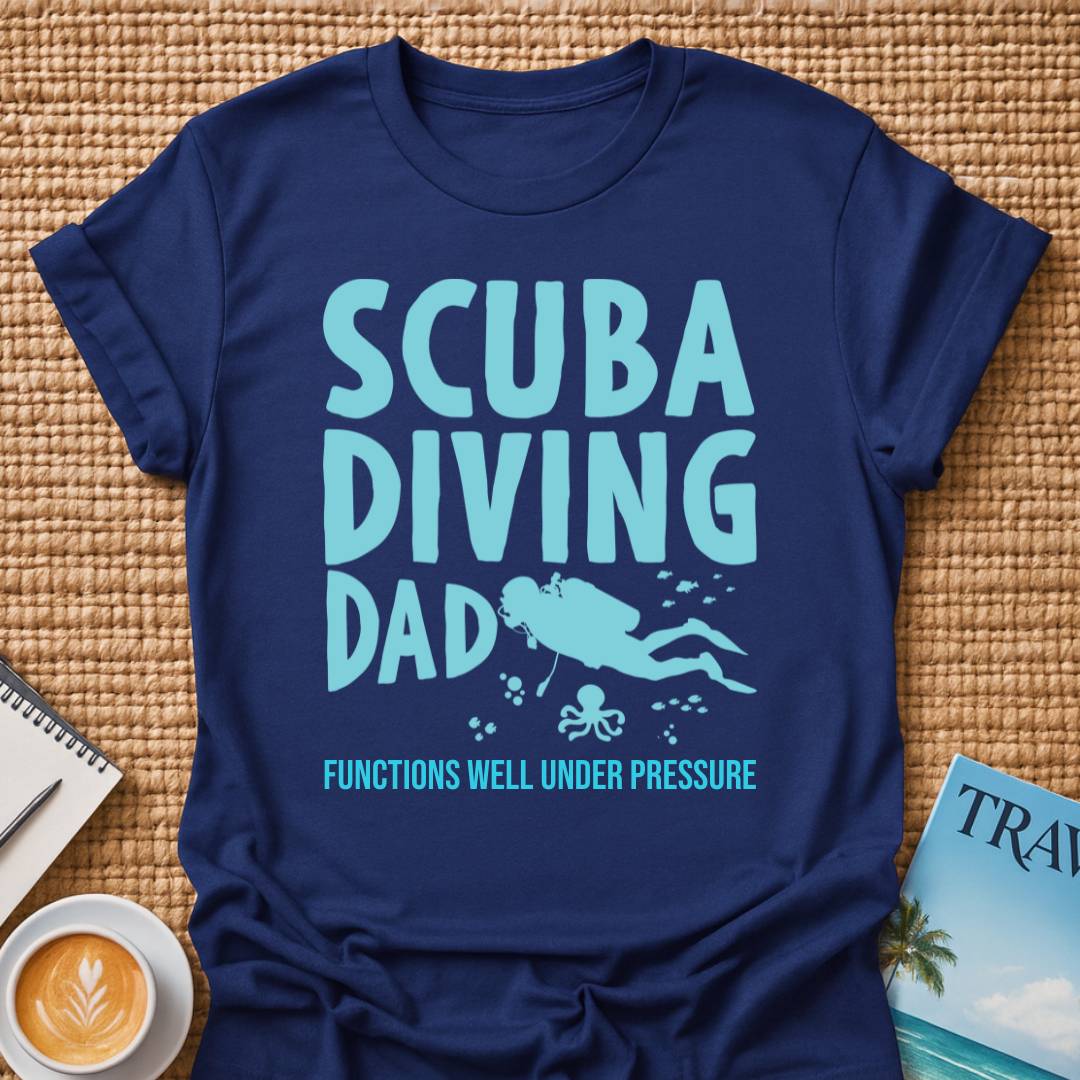 Scuba Diving Dad T-shirt
