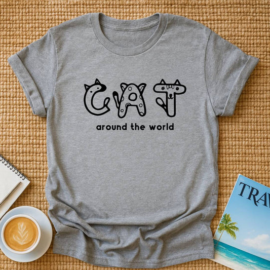 CAT Around The World T-shirt