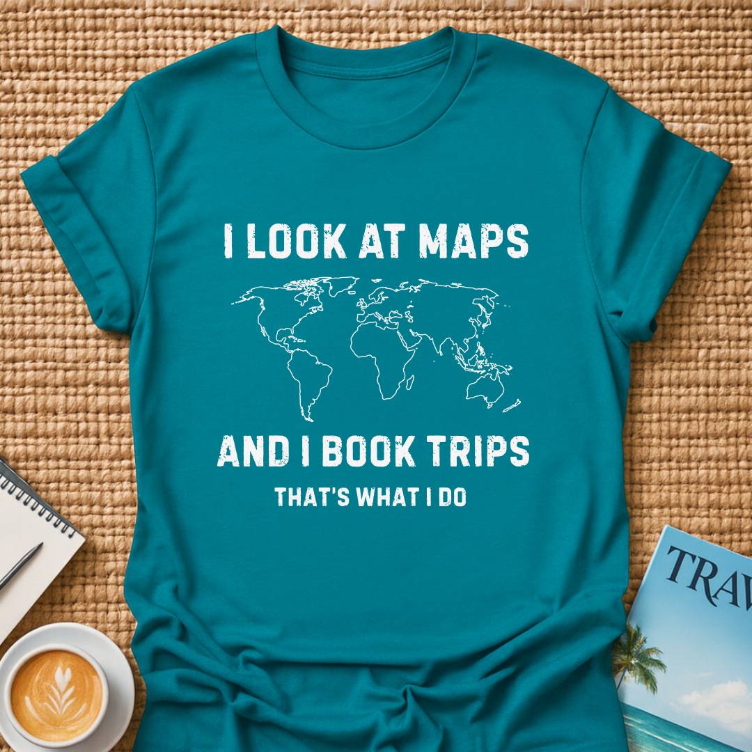 Maps and Trips T-shirt