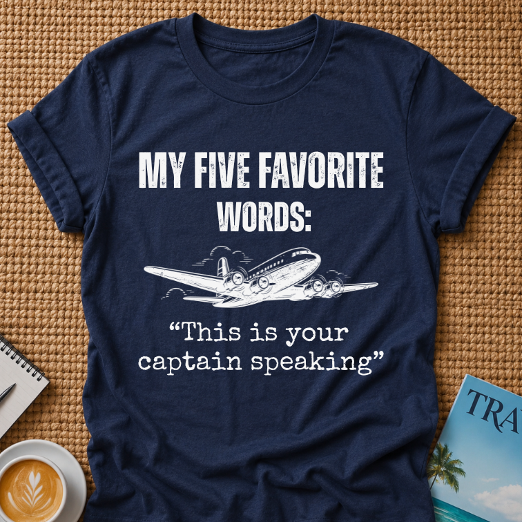 Captain Speaking T-shirt