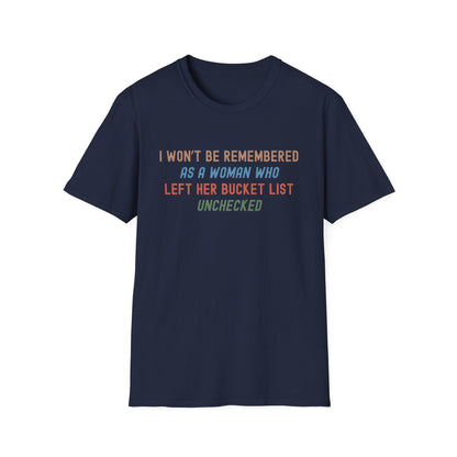 Bucket List T-shirt