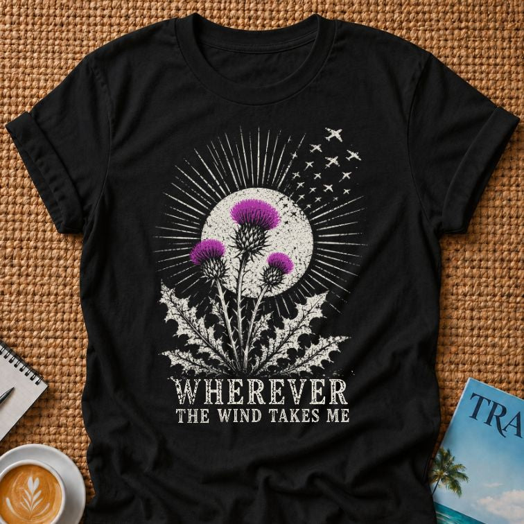 Wherever The Wind Takes Me T-shirt