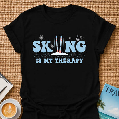 Skiing Therapy T-shirt