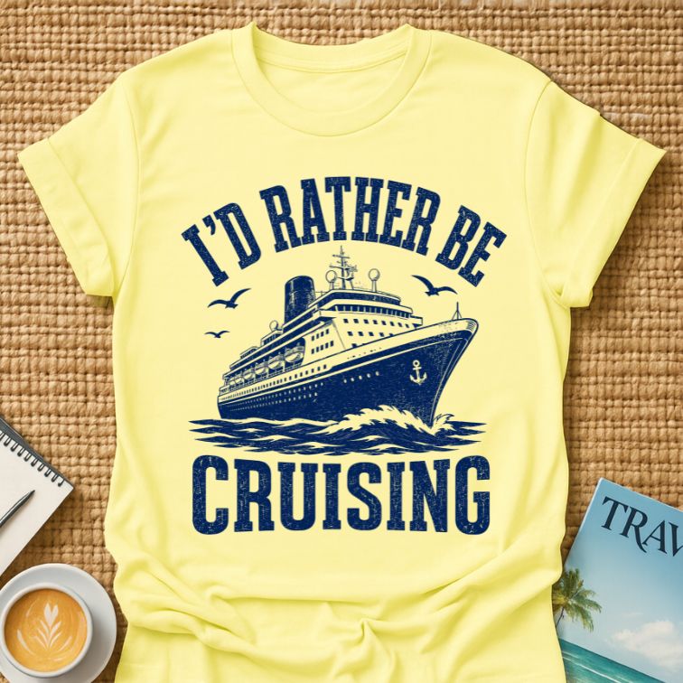 I'd Rather Be Cruising T-shirt