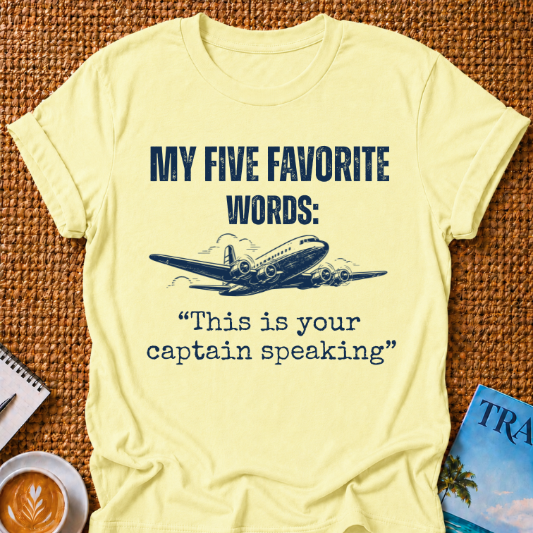 Captain Speaking T-shirt
