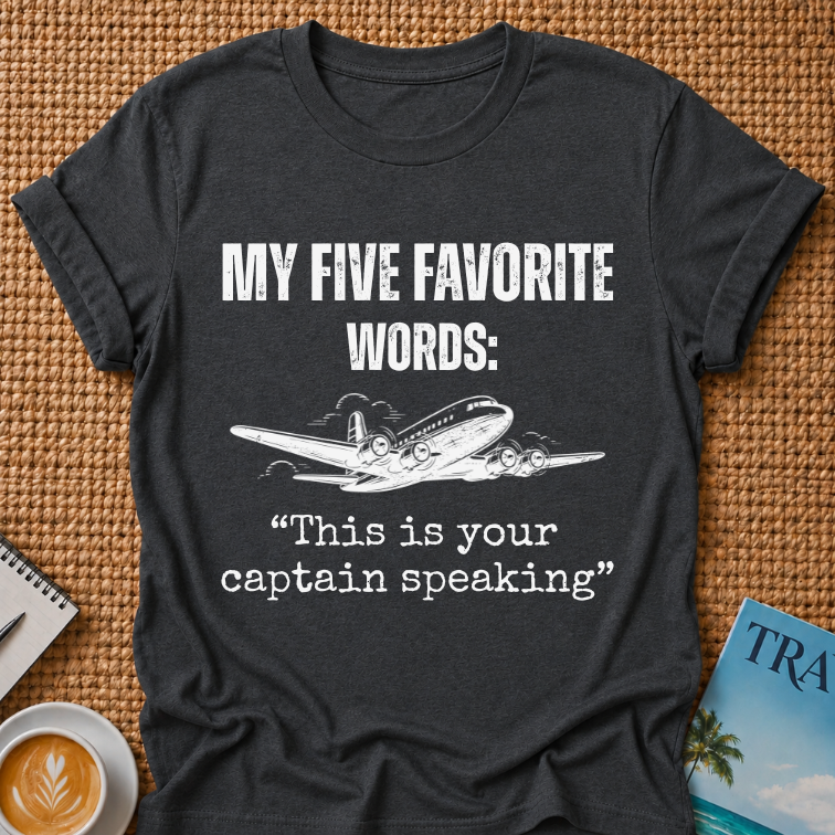 Captain Speaking T-shirt