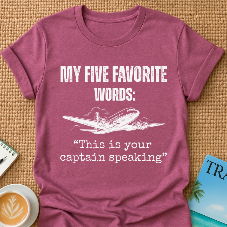 Captain Speaking T-shirt
