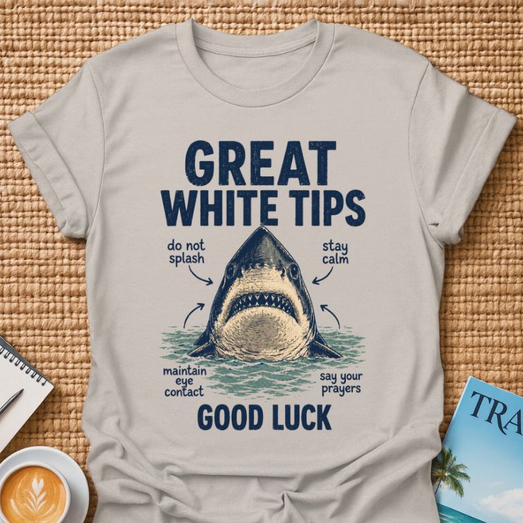 Great White Tips T-Shirt
