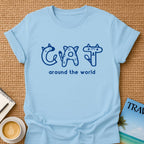 CAT Around The World T-shirt