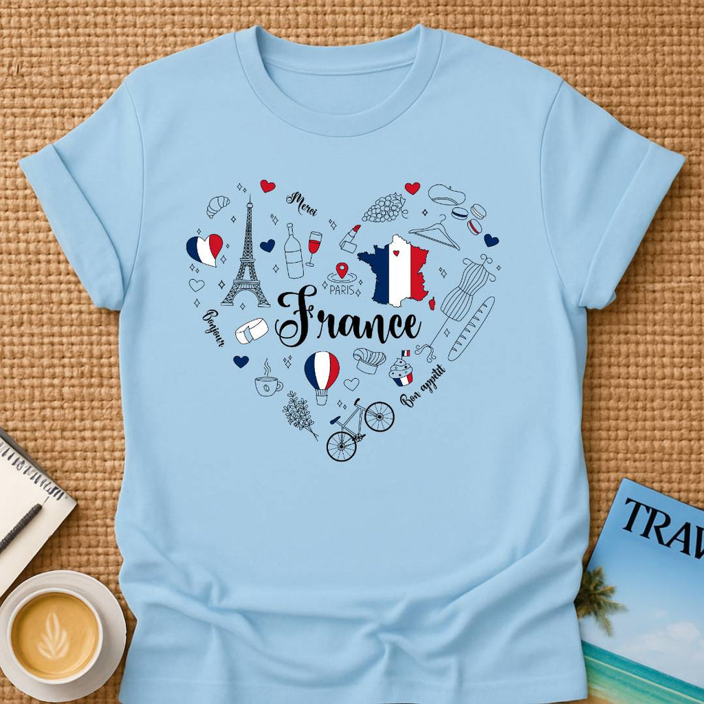 France In Heart T-shirt