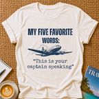 Captain Speaking T-shirt