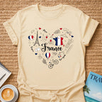 France In Heart T-shirt