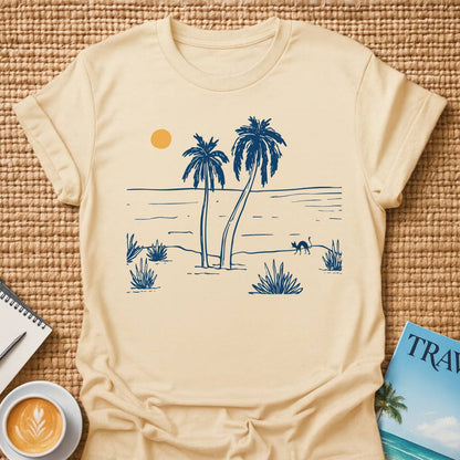 A Cat On The Beach T-shirt