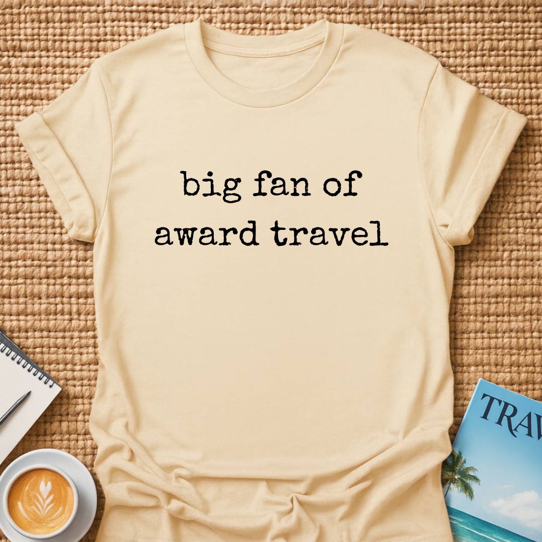 Big Fan Of Award Travel T-shirt