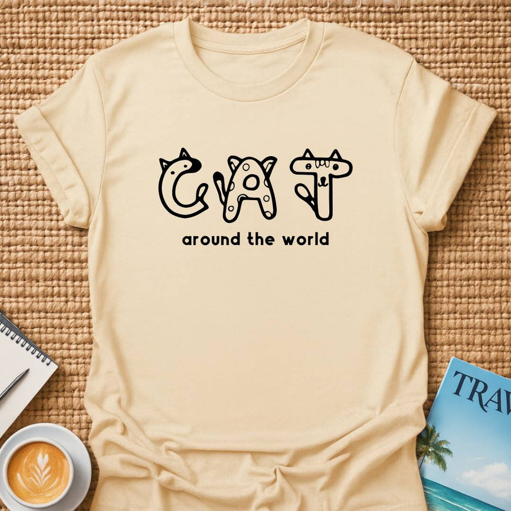 CAT Around The World T-shirt
