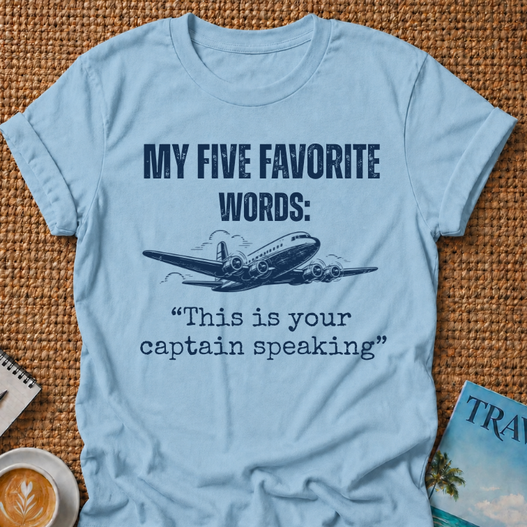 Captain Speaking T-shirt