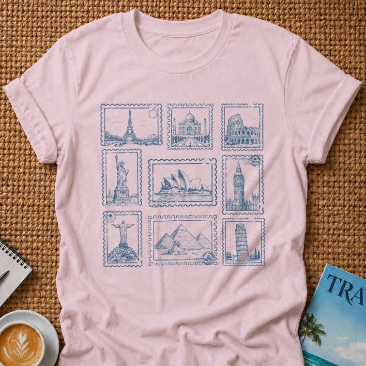 Vintage Stamps T-shirt