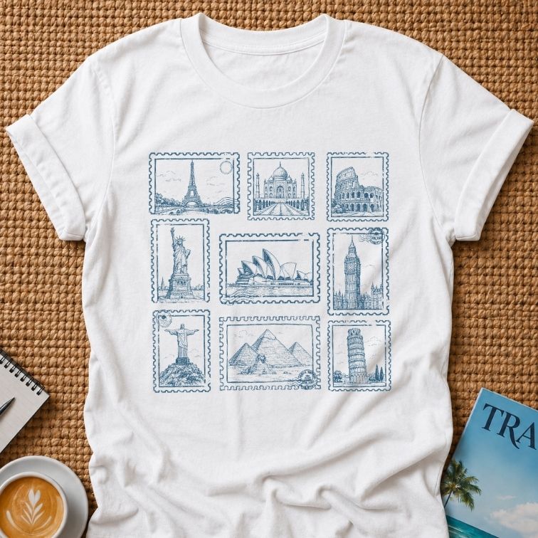Vintage Stamps T-shirt