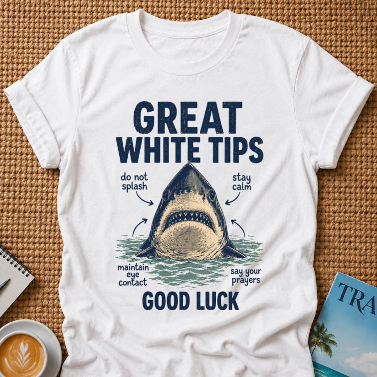 Great White Tips T-Shirt