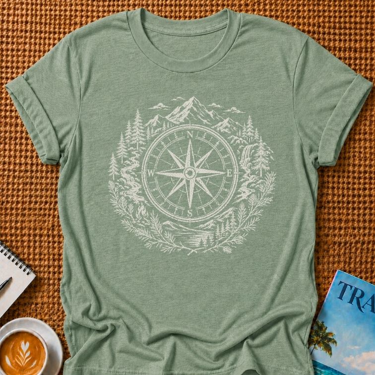 Compass To The Wild T-shirt
