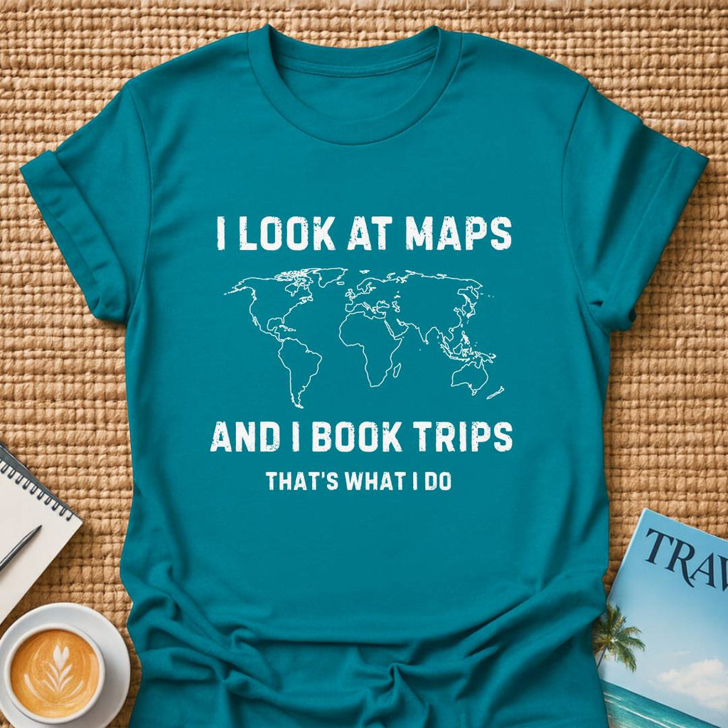 Maps and Trips T-shirt